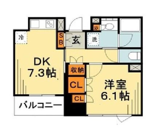 ボワエトワール立石の物件間取画像